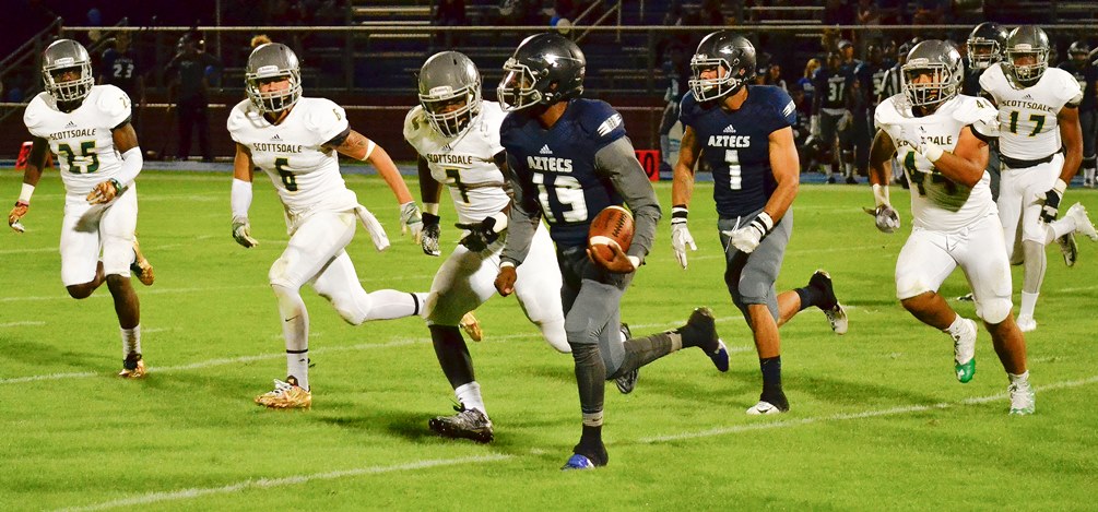 Martin Throws Two TDs to Cotton but Pima Football Falters in Second Half vs. Eastern Arizona