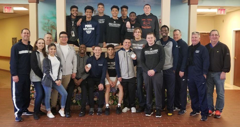 Pima Community College is hosting a celebration to welcome home the Aztecs men's basketball team, who finished runner-up in the NJCAA Division II Championship game. It will be on Tuesday at the West Campus Gymnasium at 5:00 p.m.
