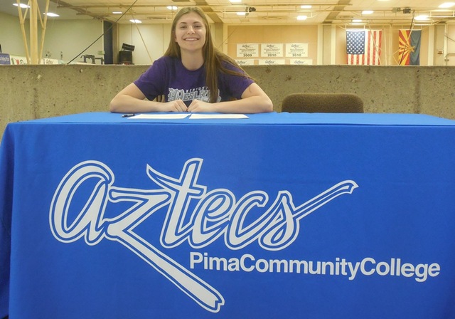 Sophomore guard Bree Cates (Combs HS) signed her national letter of intent to Kentucky Wesleyan College, an NCAA Division II school in Owensboro, KY. She played in all 31 games and averaged 14.5 points per game. She was also named NJCAA All-Academic Third Team. Photo by Raymond Suarez