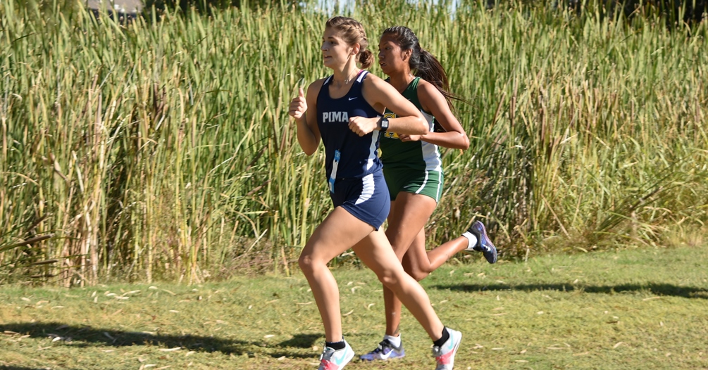 Freshman Katherine Bruno was the top Pima finisher at the NJCAA National Championships as she took 18th place out of 311 competitors. Photo by Ben Carbajal.