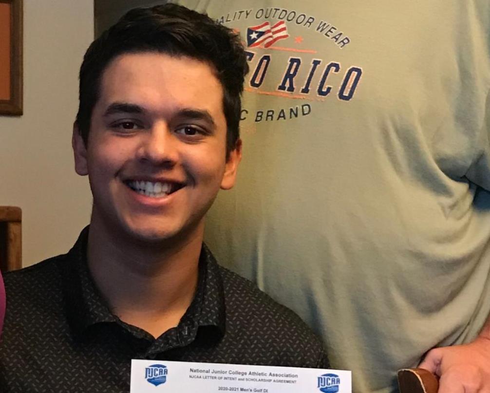 Pusch Ridge Christian High School golfer Daniel Orr signed his letter of intent to play for the Aztecs men's golf program. He averages a 3-over par per round. He was named a Southern Arizona Spring Golf All-Star in 2018 and 2019. Photo courtesy of Daniel Orr