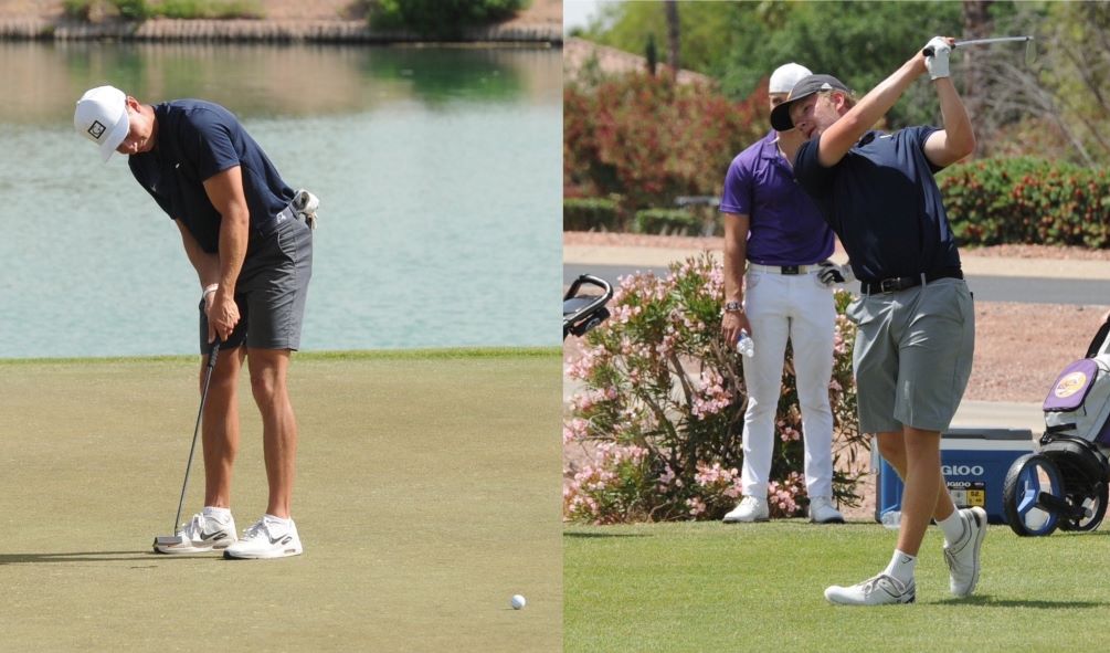 Sophomore Jay Shero shot a 2-under par 70 for the second straight round as he sits tied for 13th place and six-strokes behind the leader. Freshman Herman Holst shot his best round of the tournament as he finished with an even-par 72. The Aztecs close out the NJCAA Division I National Championships and the 2023 season after tomorrow's final round. Photos by Ray Suarez.