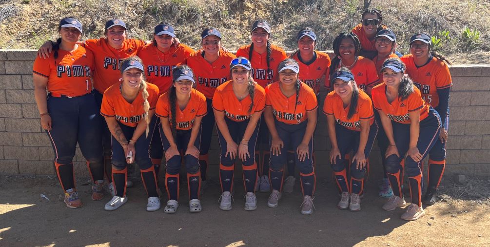 The No. 4 seeded Aztecs softball season came to an end on Friday as it dropped its first two games at the NJCAA Region I, Division I Tournament. They fell to No. 1 seeded Yavapai College 8-0 and then to No. 3 Eastern Arizona College 8-0 in the elimination game. They closed out the season at 21-25 overall. Photo by Raymond Suarez
