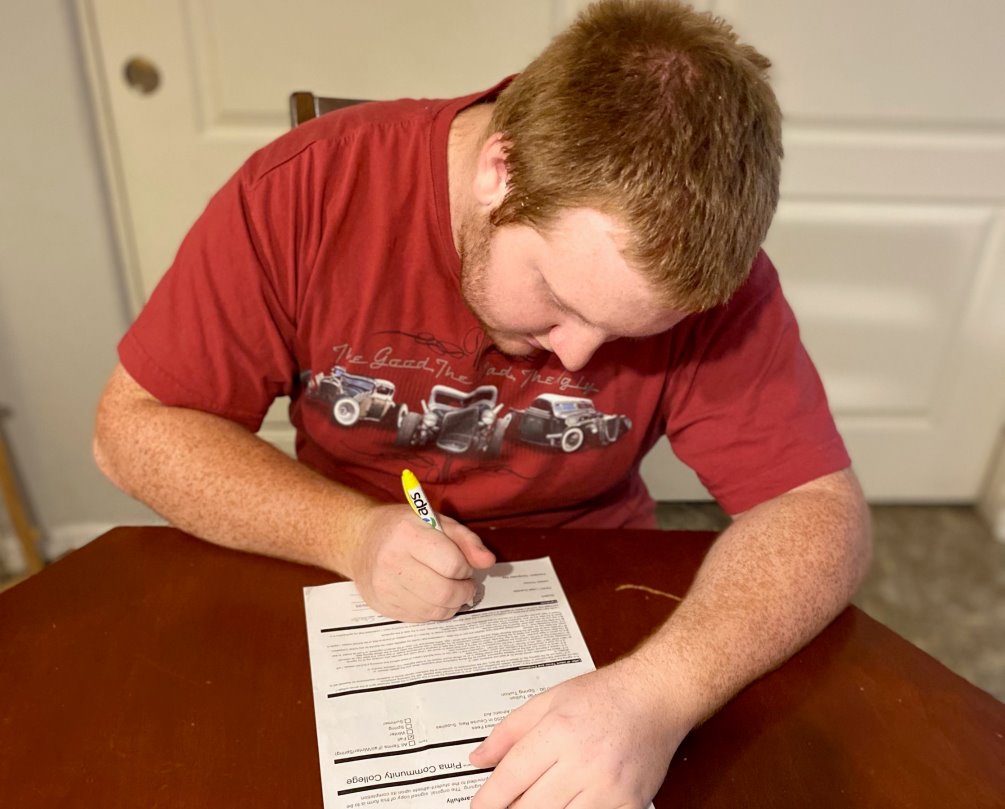 Youngker High School thrower Preston Becker signed with the Aztecs track & field team. He competed for Glendale Community College in 2019 where he set season-records in the discus (106-feet, 7-inches), hammer throw (129-3) and weight throw (39-2.25). Photo courtesy of Preston Becker