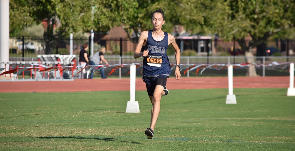 Sophomore Aaron Espinoza (Sunnyside HS) took 13th place out of 103 competitors in the four-mile race at the Mt. SAC CC Invitational on Friday. He finished with a time of 22 minutes, 15.5 seconds. Photo by Ben Carbajal